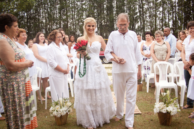 vestido de noiva umbanda